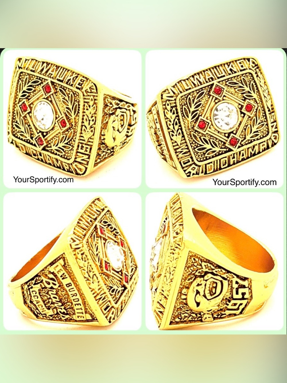 MLB / 1957 Atlanta Braves World Series championship ring